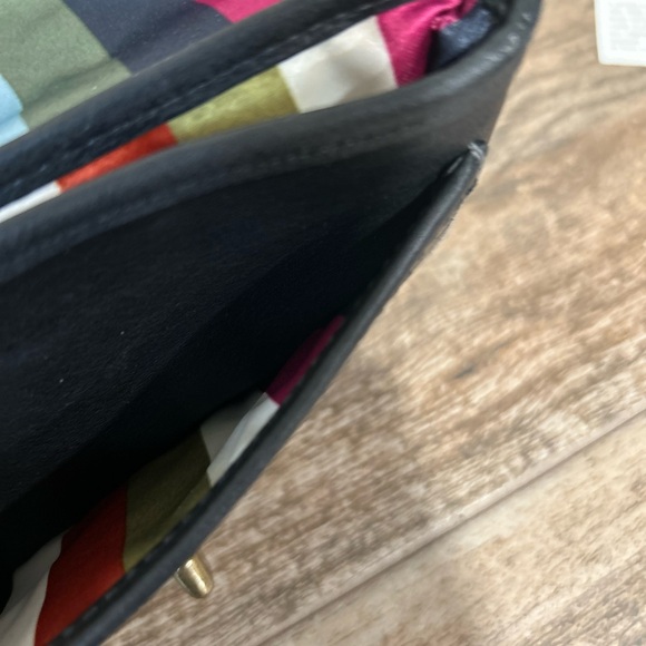 NWT Coach Legacy Vanchetta Black Leather Brass Hardware Wristlet Y2K - Picture 5 of 9